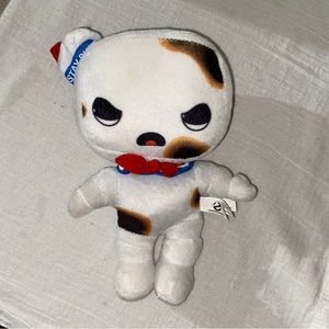 -The Toy Factory Ghostbusters Burnt Stay Puft Marshmallow Man Plush Doll 9”